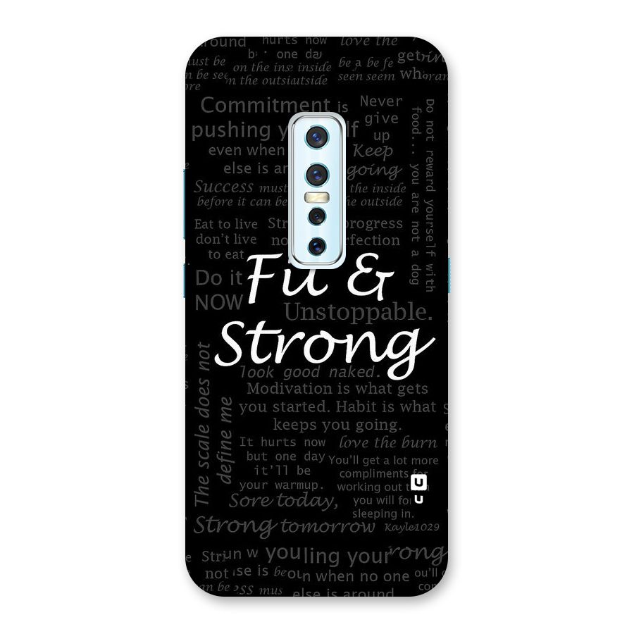 Fit And Strong Back Case for Vivo V17 Pro