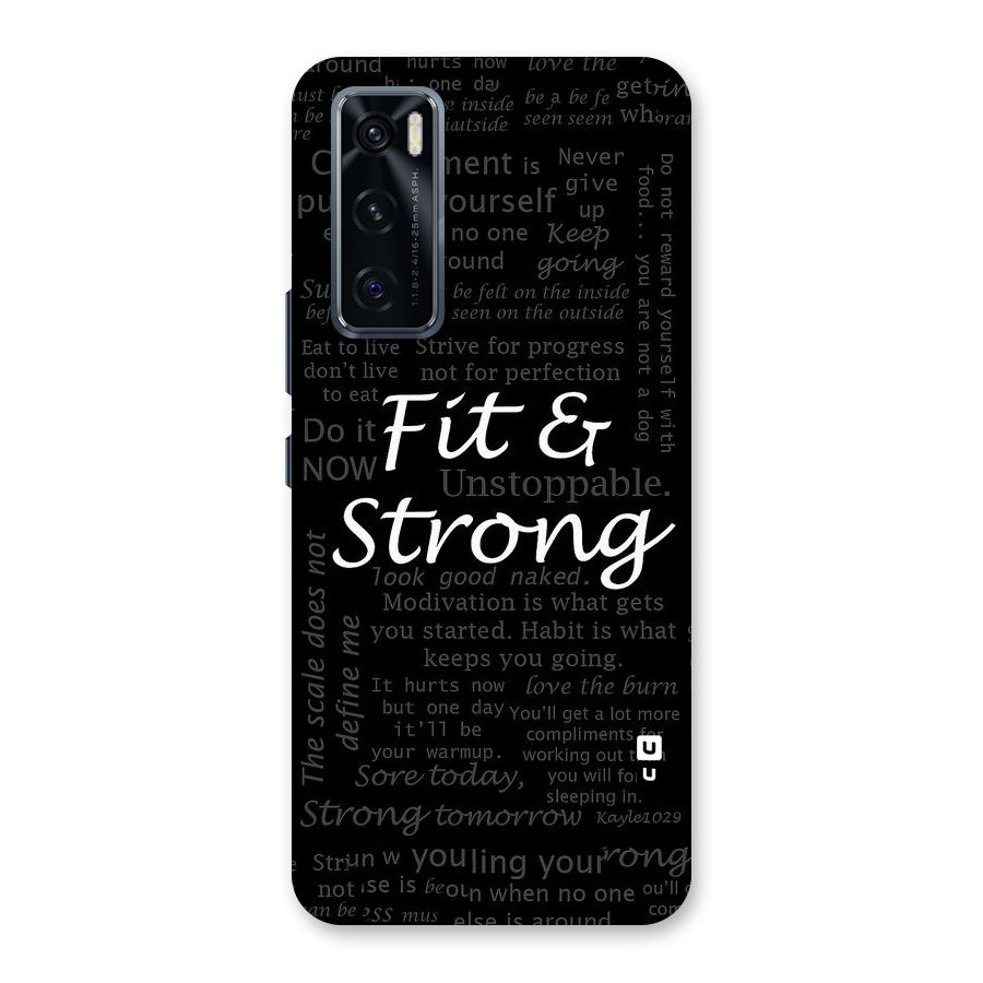 Fit And Strong Back Case for Vivo V20 SE