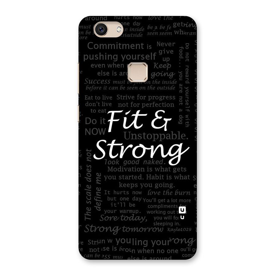 Fit And Strong Back Case for Vivo V7