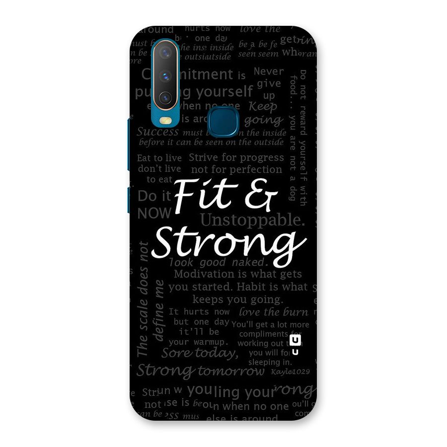 Fit And Strong Back Case for Vivo Y17
