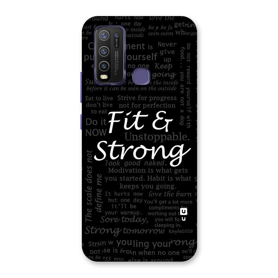 Fit And Strong Back Case for Vivo Y50