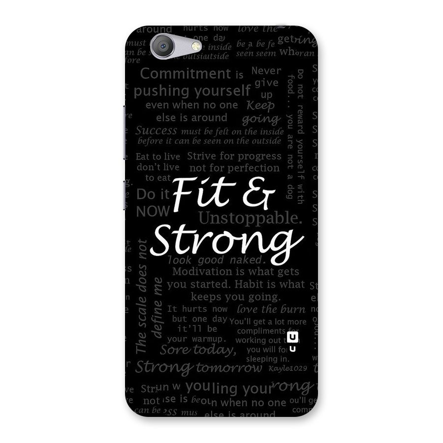 Fit And Strong Back Case for Vivo Y53