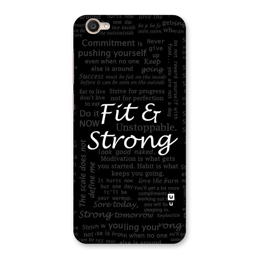 Fit And Strong Back Case for Vivo Y55