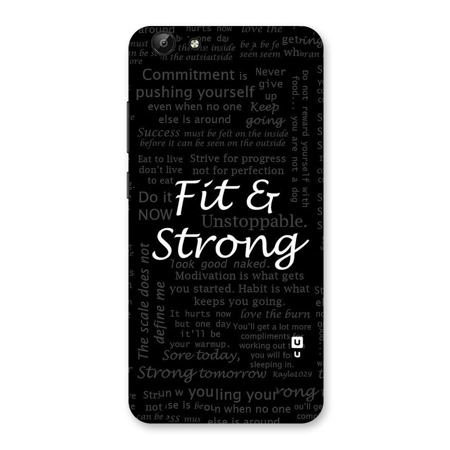 Fit And Strong Back Case for Vivo Y69