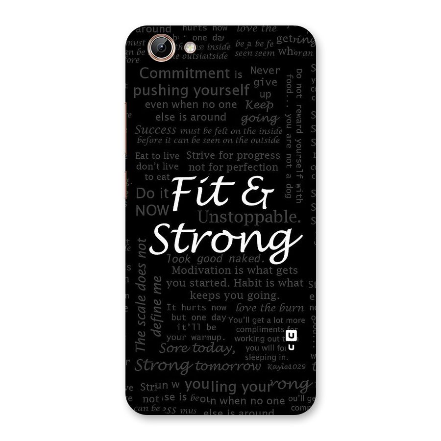 Fit And Strong Back Case for Vivo Y71
