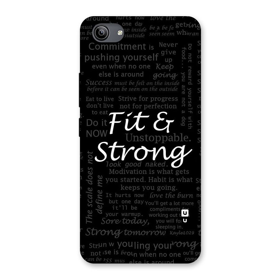 Fit And Strong Back Case for Vivo Y81i