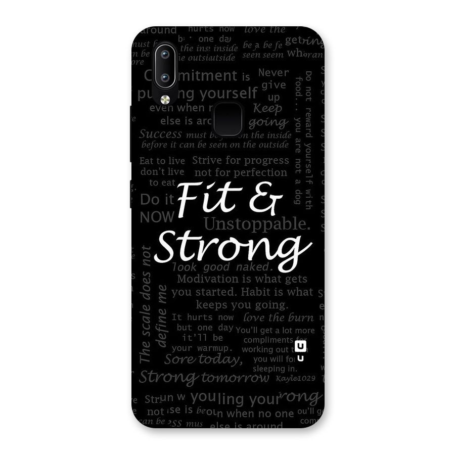 Fit And Strong Back Case for Vivo Y93