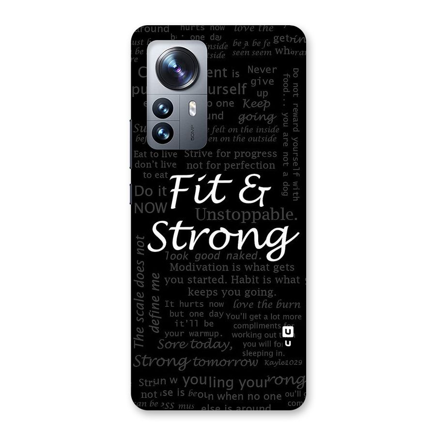 Fit And Strong Back Case for Xiaomi 12 Pro