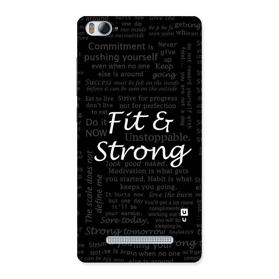 Fit And Strong Back Case for Xiaomi Mi4i