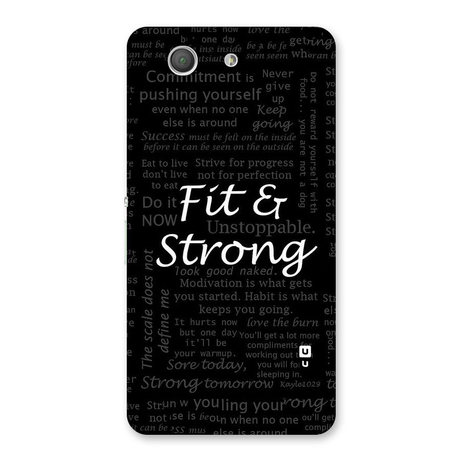 Fit And Strong Back Case for Xperia Z3 Compact