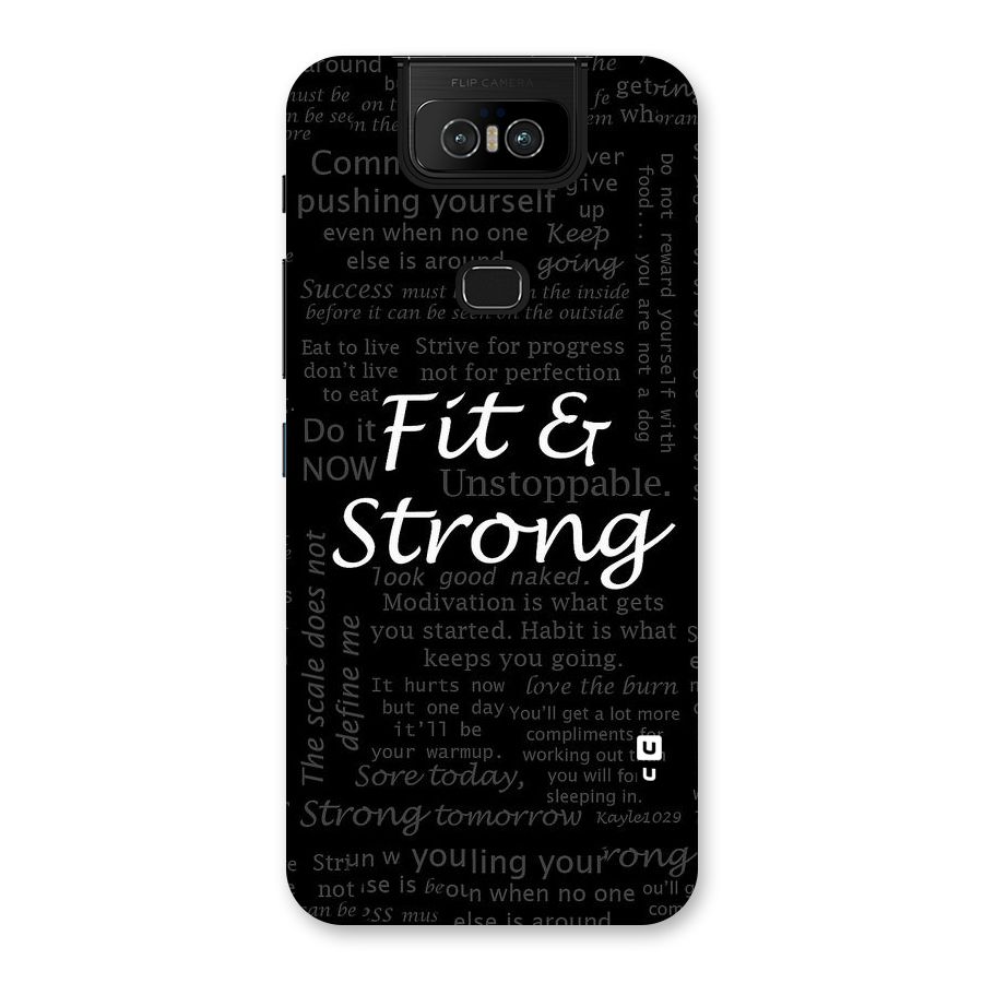 Fit And Strong Back Case for Zenfone 6z