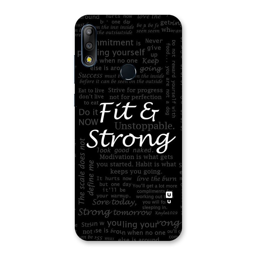 Fit And Strong Back Case for Zenfone Max Pro M2