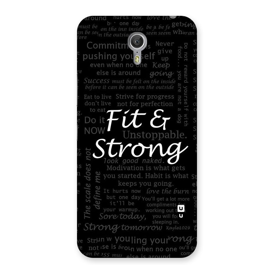 Fit And Strong Back Case for Zuk Z1
