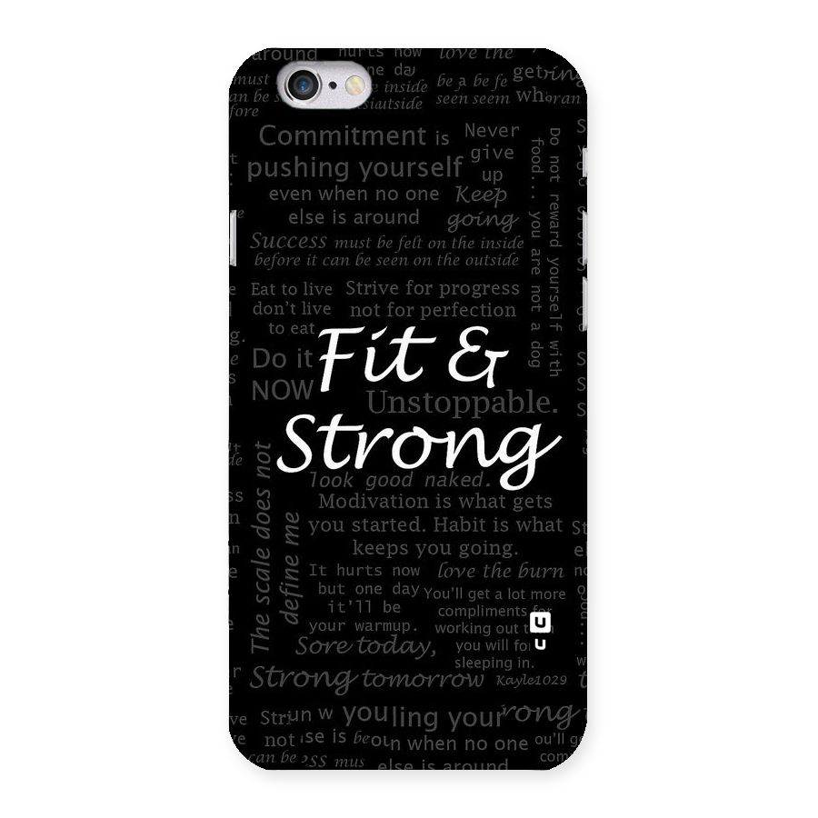 Fit And Strong Back Case for iPhone 6 6S