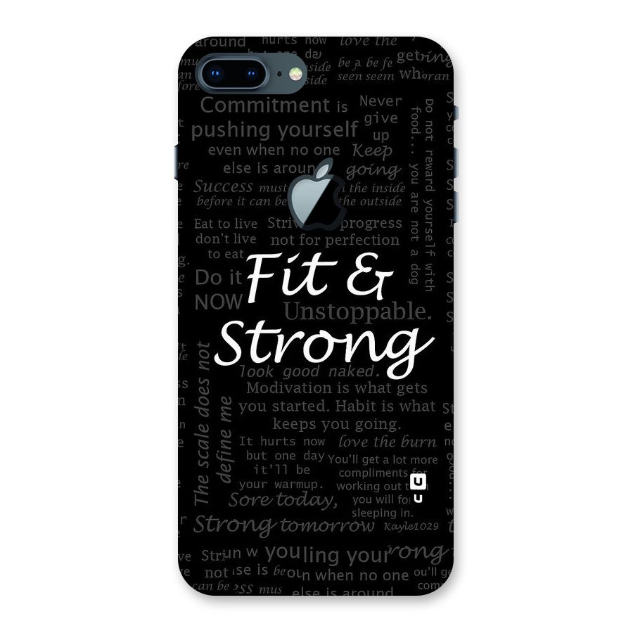 Fit And Strong Back Case for iPhone 7 Plus Apple Cut