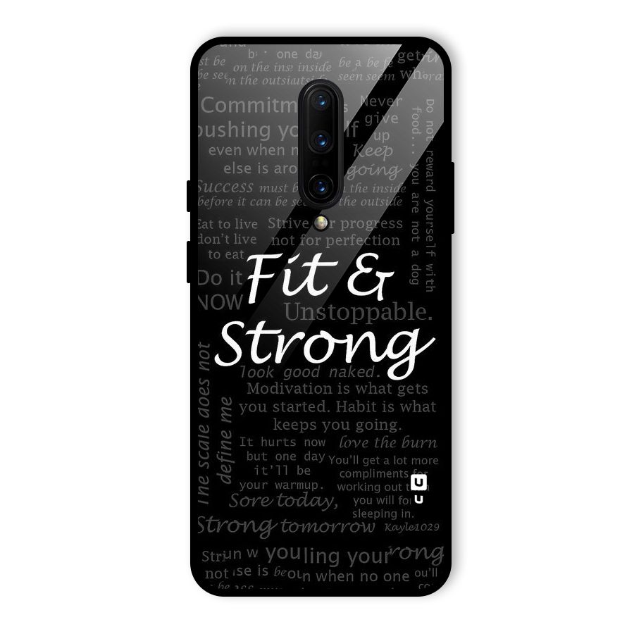 Fit And Strong Glass Back Case for OnePlus 7 Pro