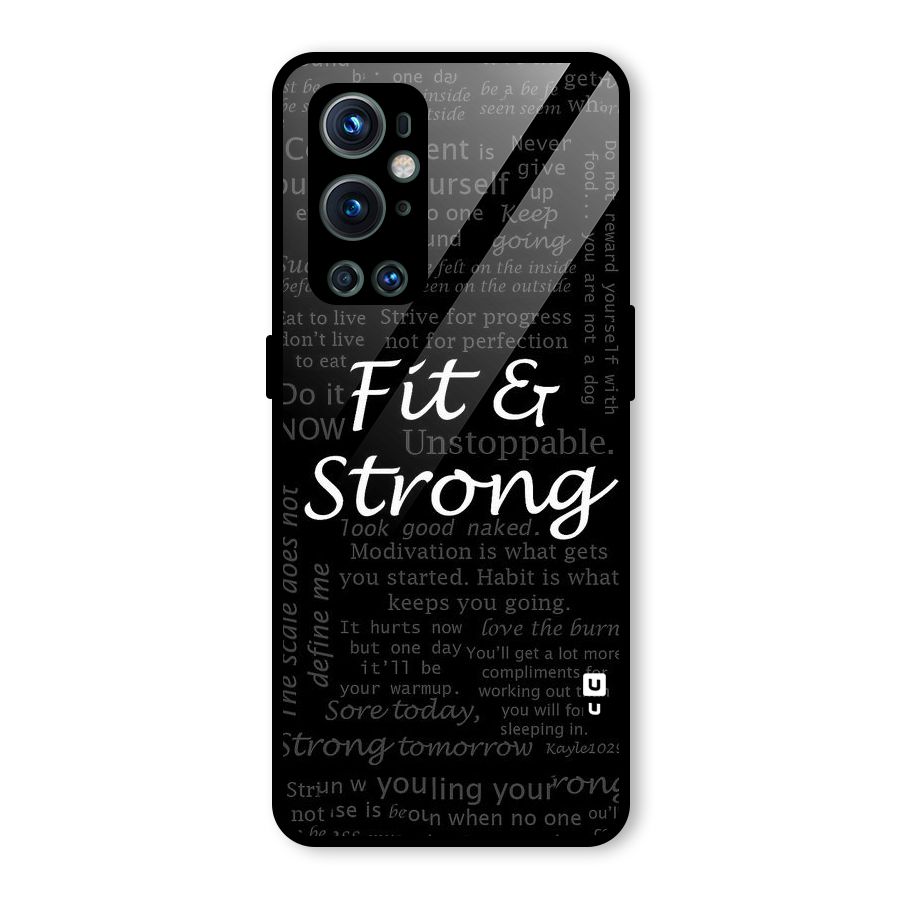 Fit And Strong Glass Back Case for OnePlus 9 Pro