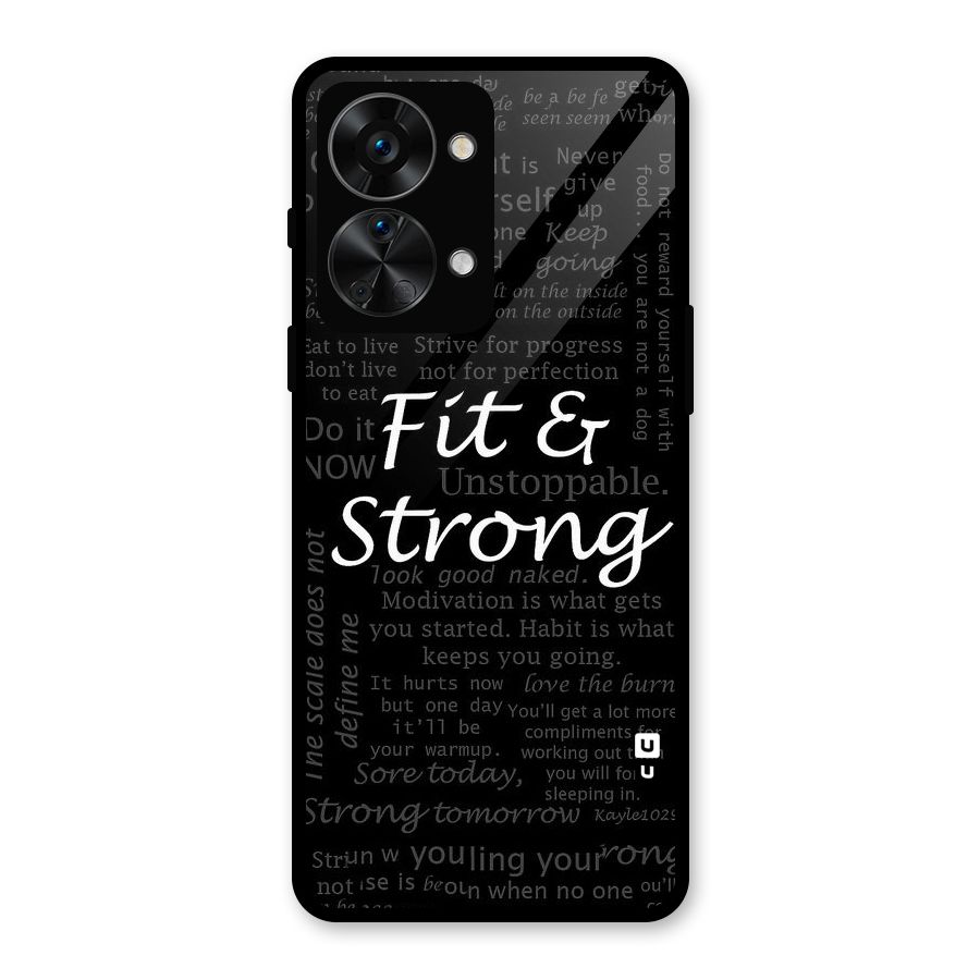 Fit And Strong Glass Back Case for OnePlus Nord 2T