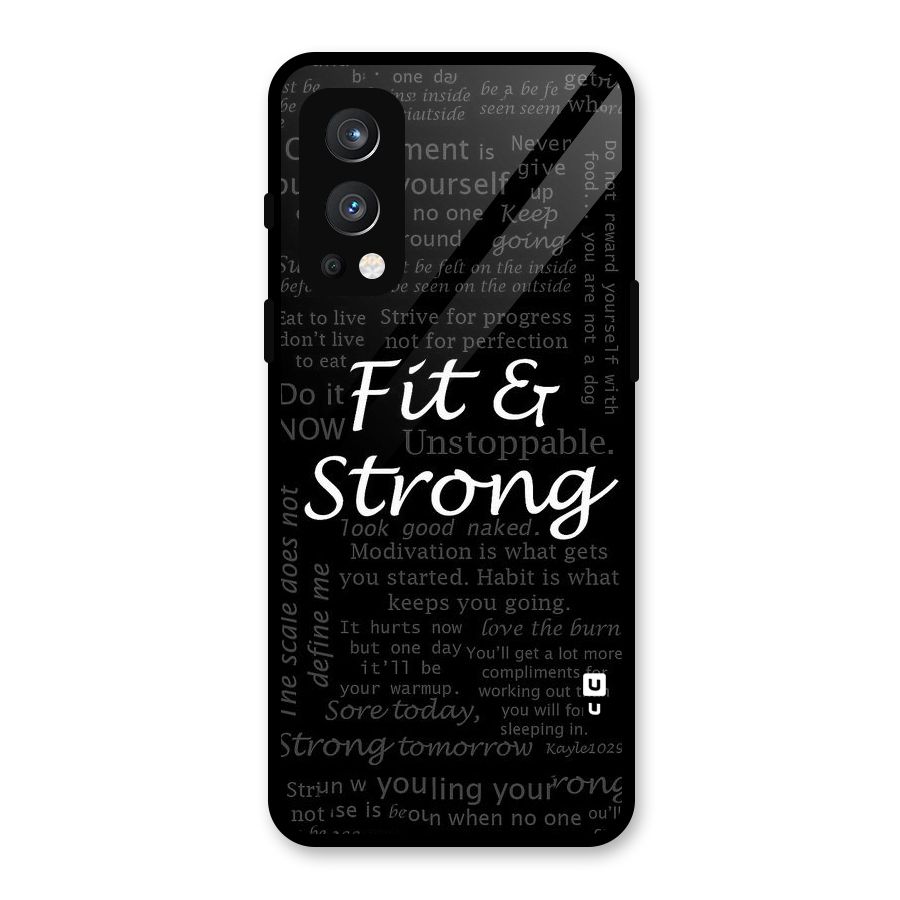 Fit And Strong Glass Back Case for OnePlus Nord 2 5G