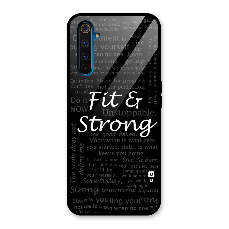 Fit And Strong Glass Back Case for Realme 6 Pro
