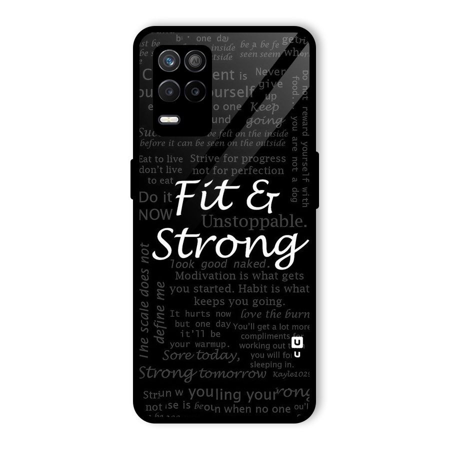 Fit And Strong Glass Back Case for Realme 9 5G
