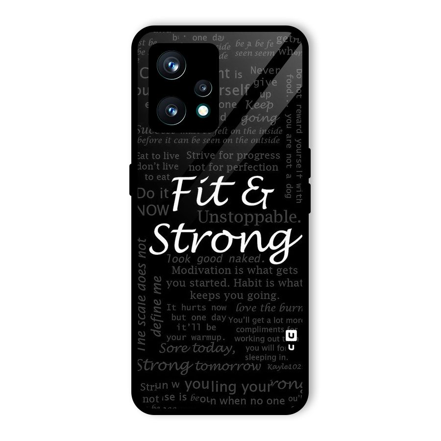 Fit And Strong Glass Back Case for Realme 9 Pro Plus 5G