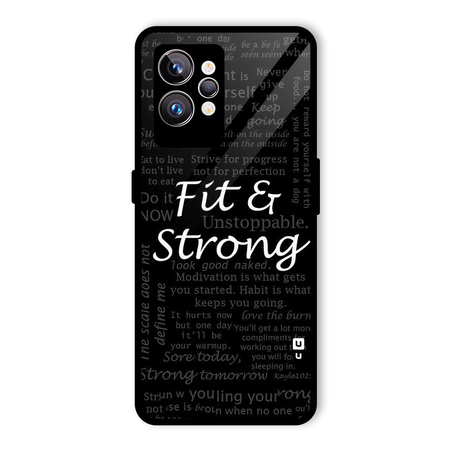 Fit And Strong Glass Back Case for Realme GT2 Pro