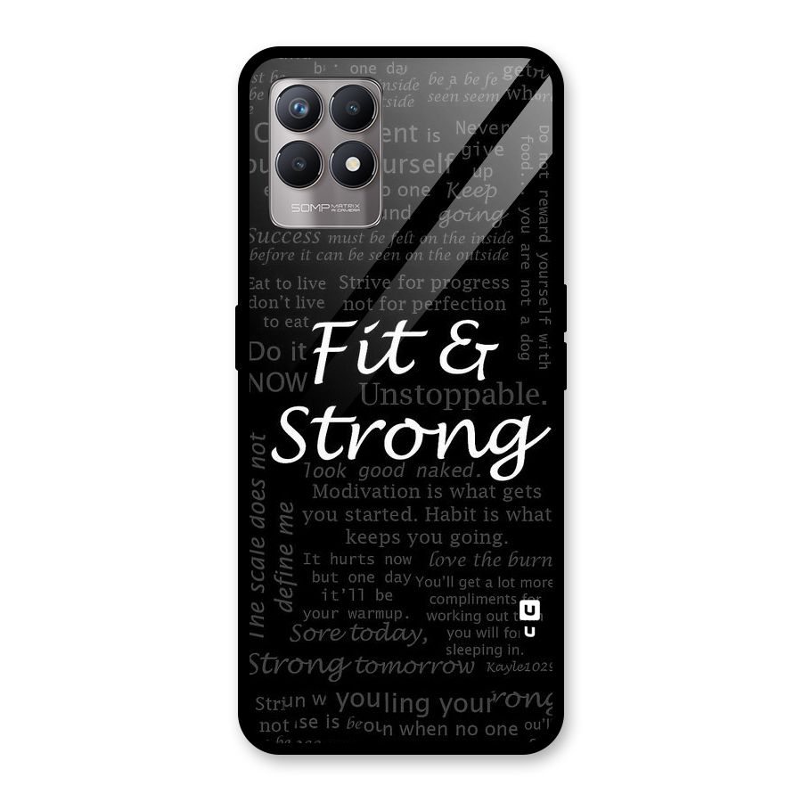 Fit And Strong Glass Back Case for Realme Narzo 50