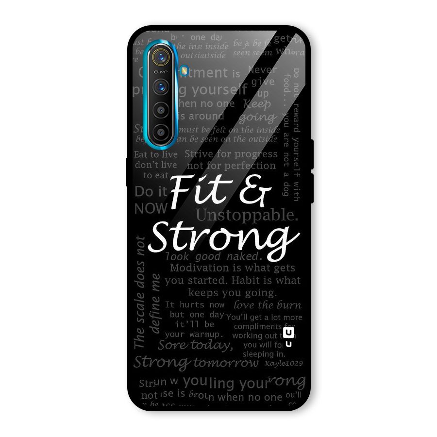 Fit And Strong Glass Back Case for Realme X2