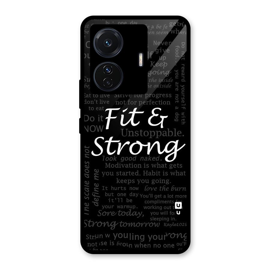 Fit And Strong Glass Back Case for Vivo T1 Pro