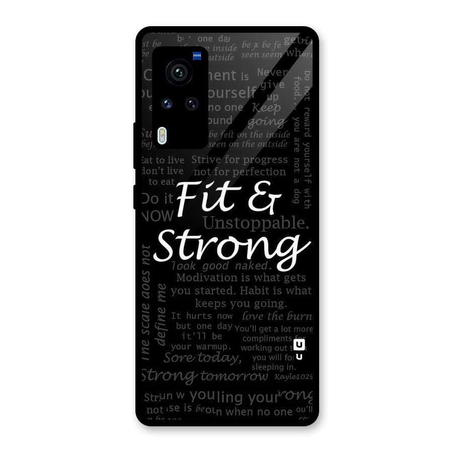 Fit And Strong Glass Back Case for Vivo X60 Pro