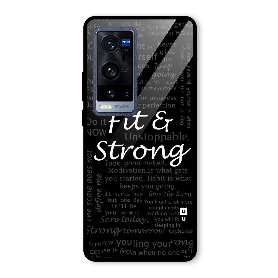 Fit And Strong Glass Back Case for Vivo X60 Pro Plus