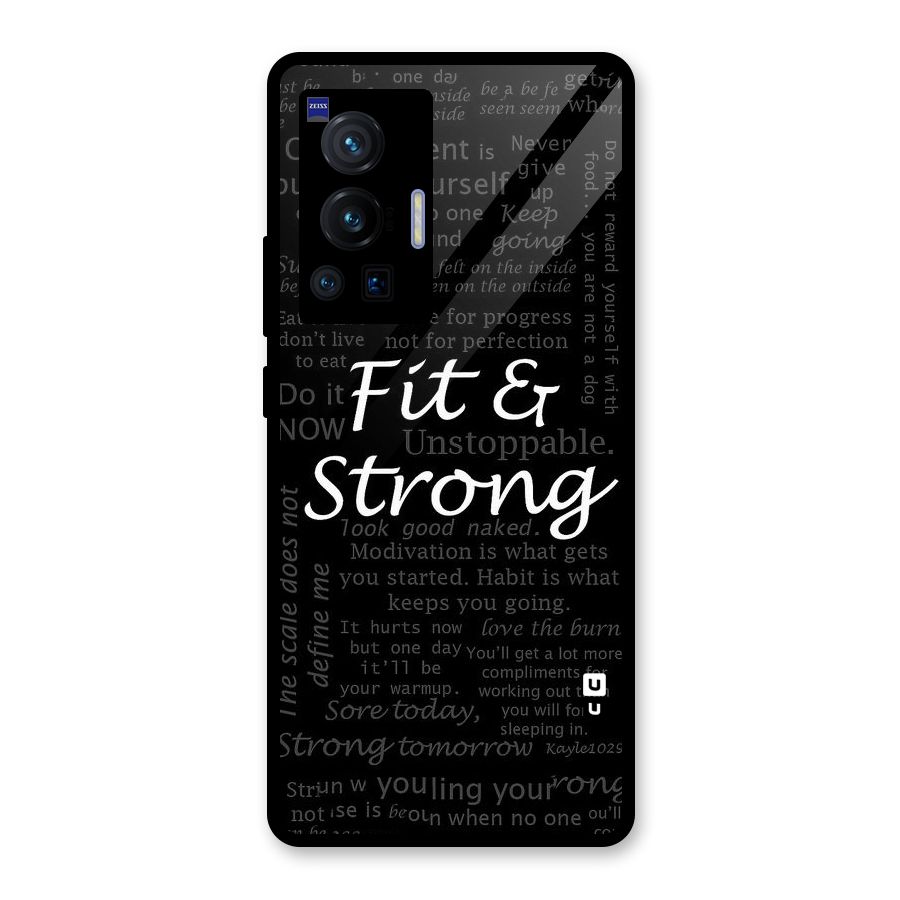 Fit And Strong Glass Back Case for Vivo X70 Pro