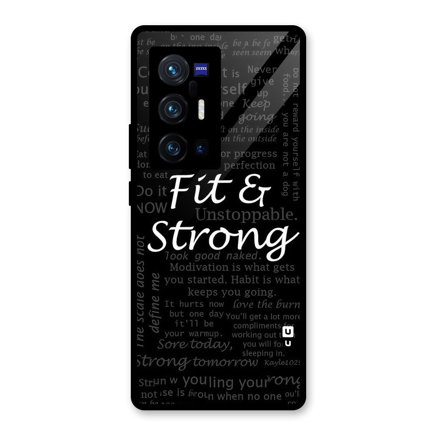 Fit And Strong Glass Back Case for Vivo X70 Pro Plus