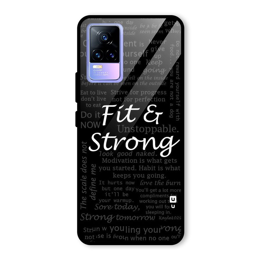 Fit And Strong Glass Back Case for Vivo Y73