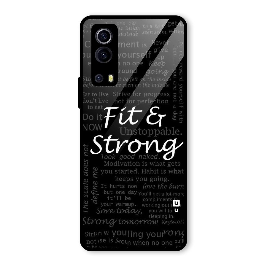 Fit And Strong Glass Back Case for Vivo iQOO Z3