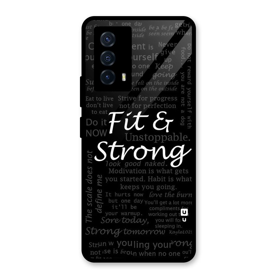 Fit And Strong Glass Back Case for Vivo iQOO Z5