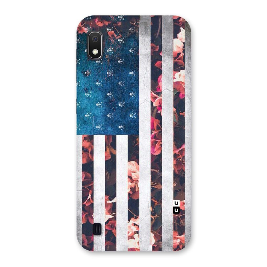 Flag Stripes Back Case for Galaxy A10