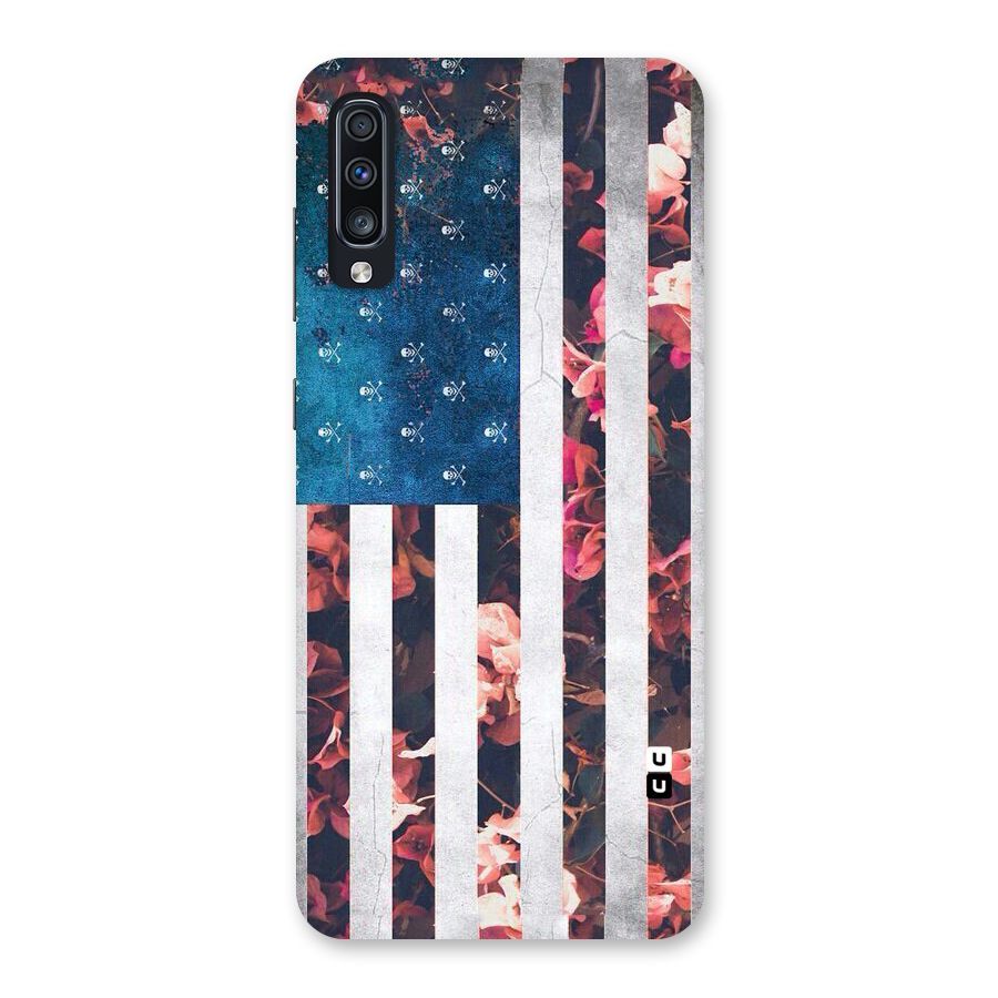 Flag Stripes Back Case for Galaxy A70