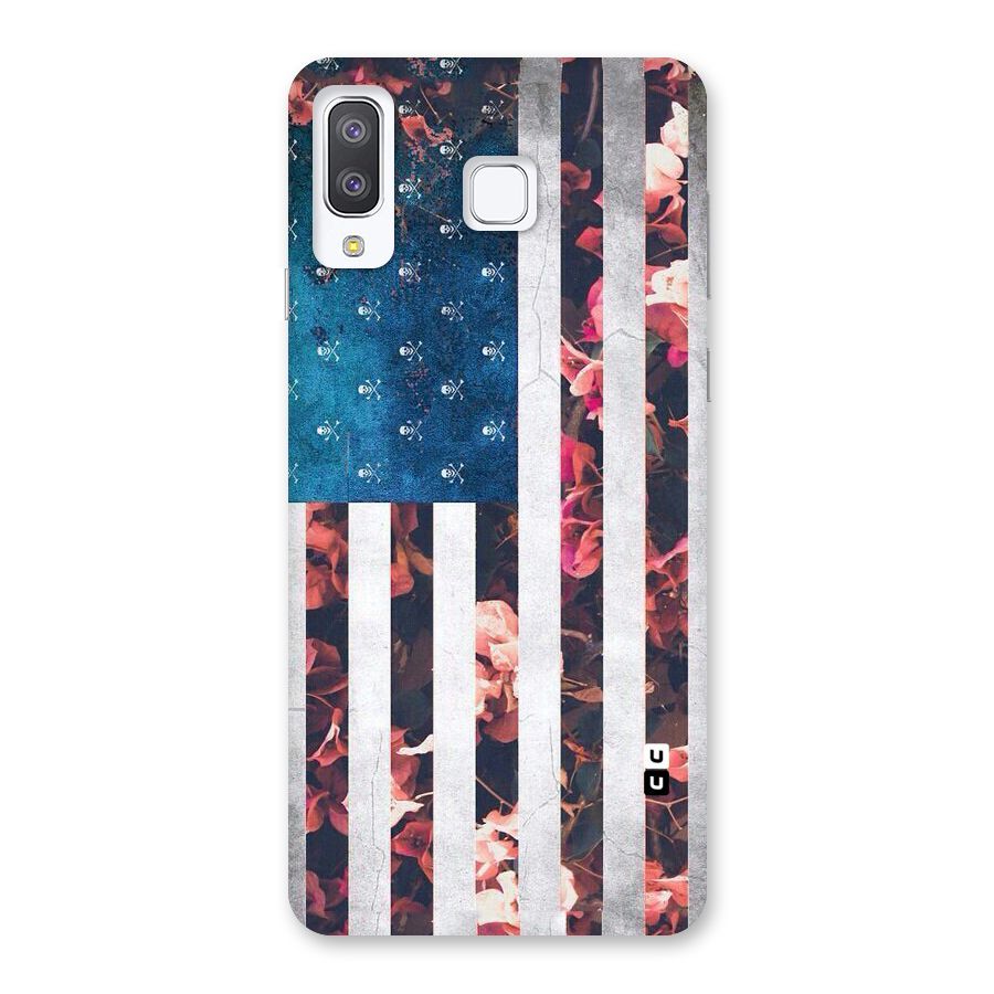Flag Stripes Back Case for Galaxy A8 Star
