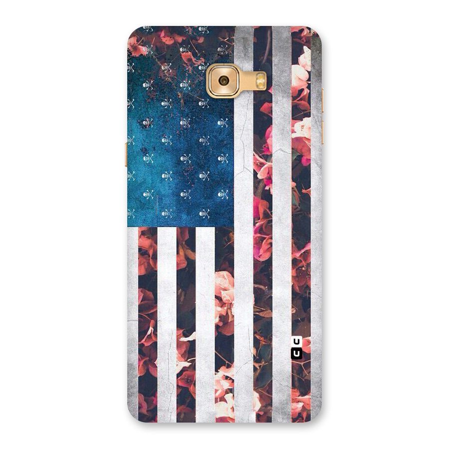 Flag Stripes Back Case for Galaxy C9 Pro