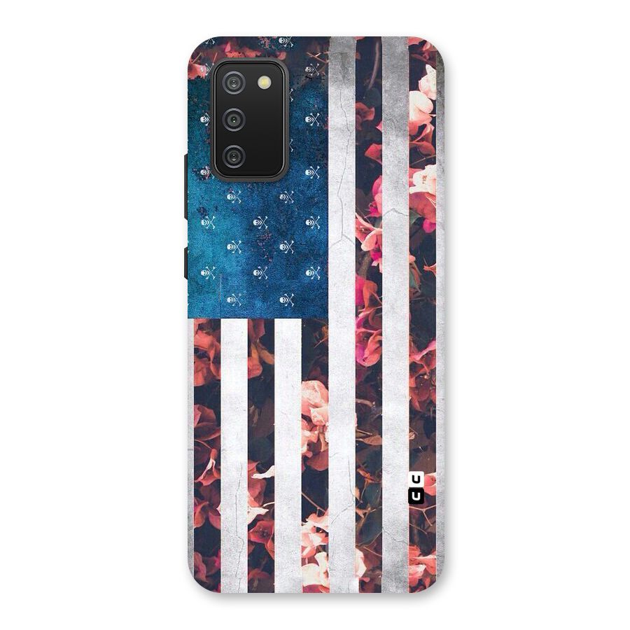 Flag Stripes Back Case for Galaxy M02s
