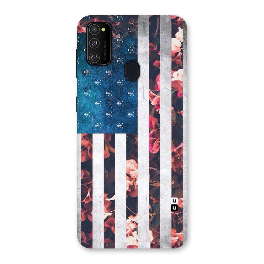 Flag Stripes Back Case for Galaxy M30s