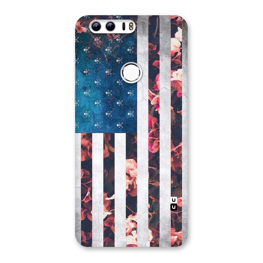 Flag Stripes Back Case for Honor 8