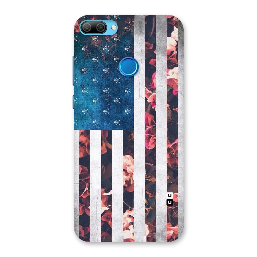 Flag Stripes Back Case for Honor 9N