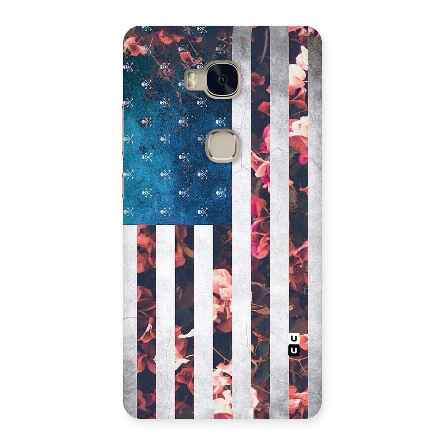 Flag Stripes Back Case for Huawei Honor 5X