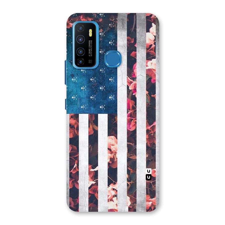 Flag Stripes Back Case for Infinix Hot 9