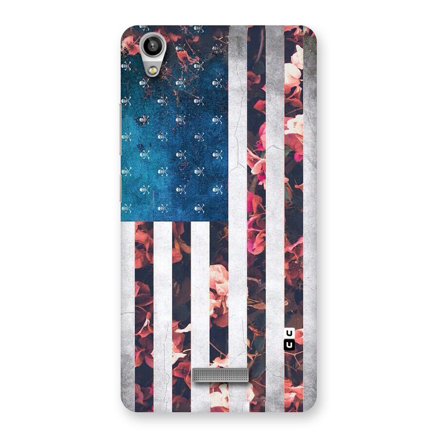 Flag Stripes Back Case for Lava-Pixel-V1