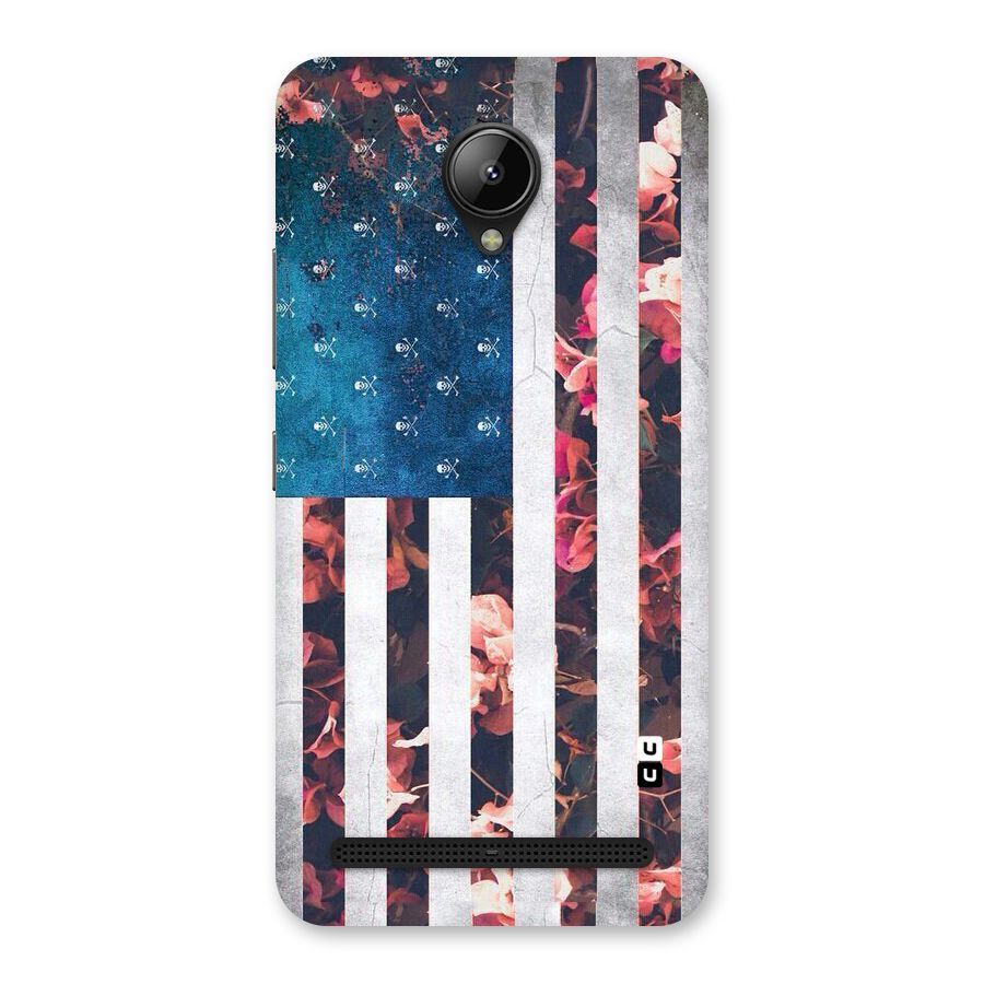 Flag Stripes Back Case for Lenovo C2