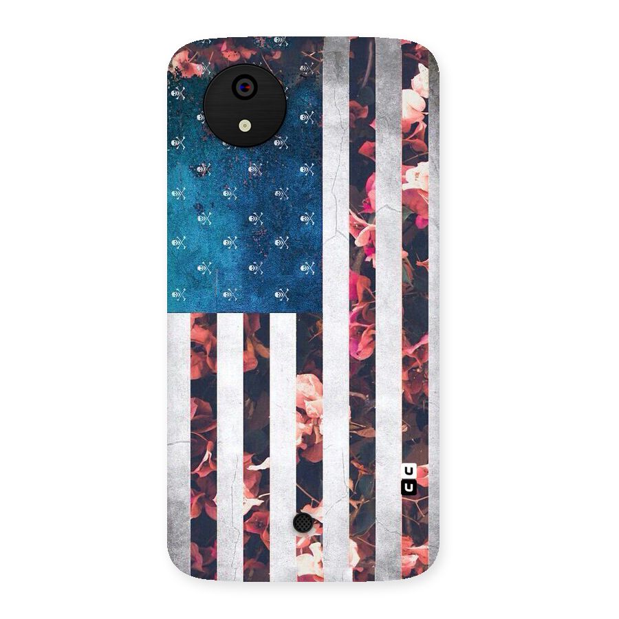 Flag Stripes Back Case for Micromax Canvas A1